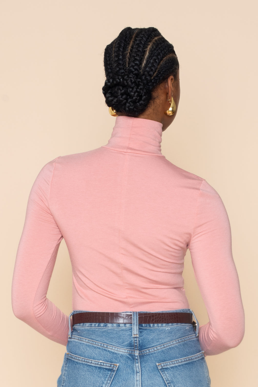 ROBIN TURTLENECK in Peony