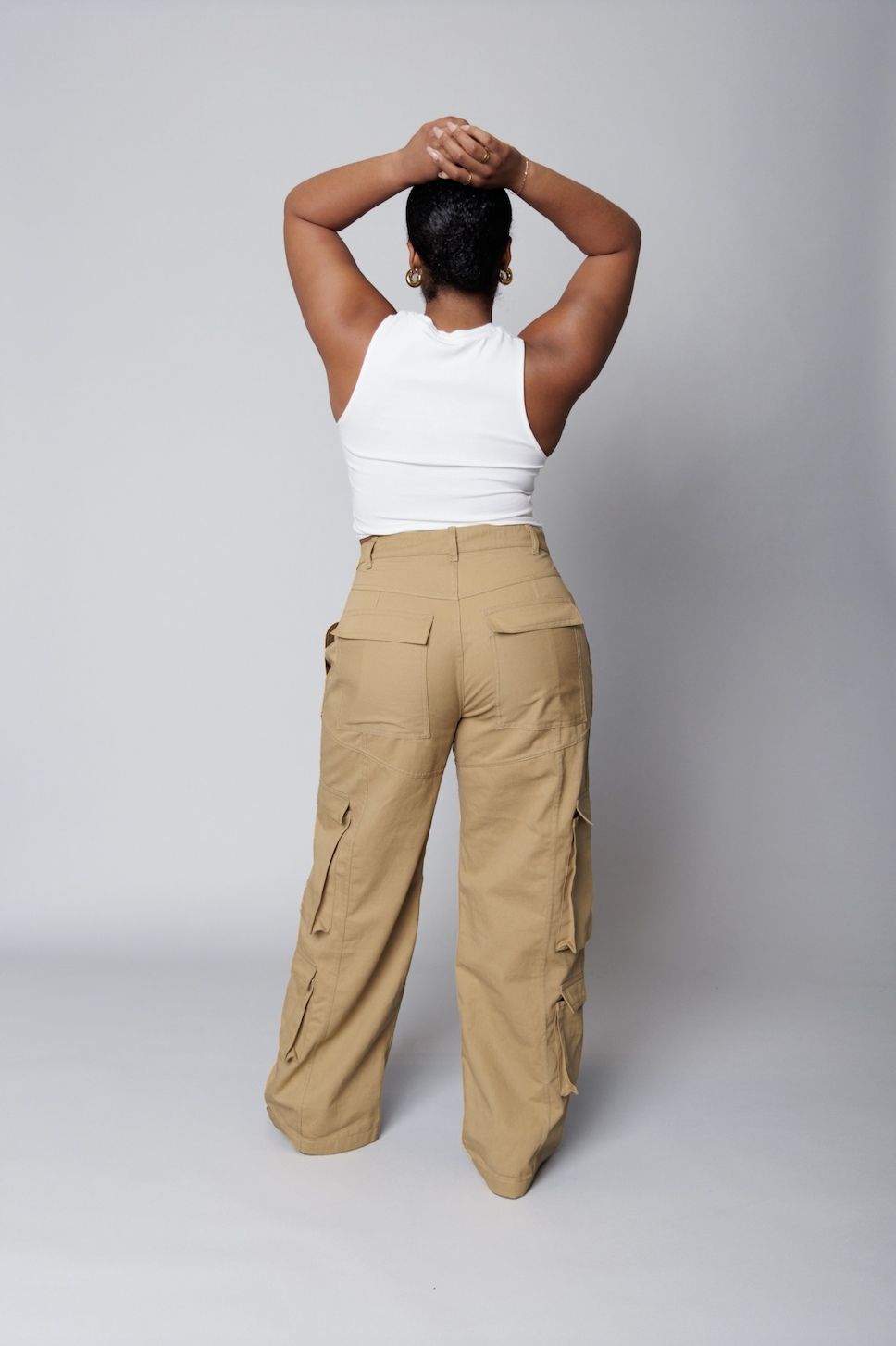 NIA CARGO PANT IN KHAKI