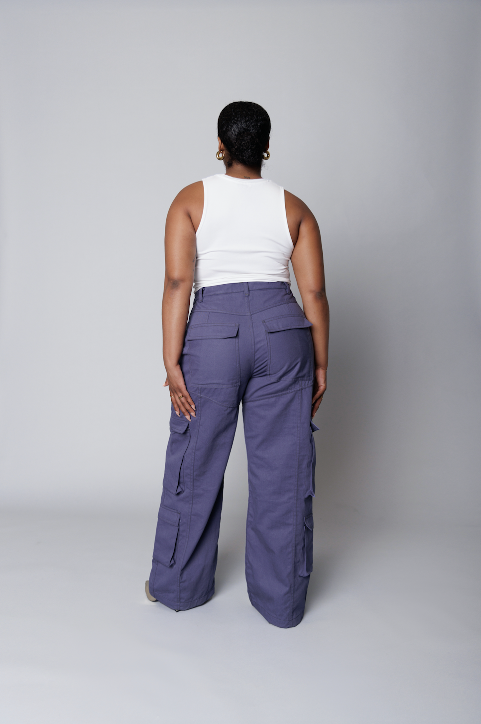 NIA CARGO PANT IN NAVY
