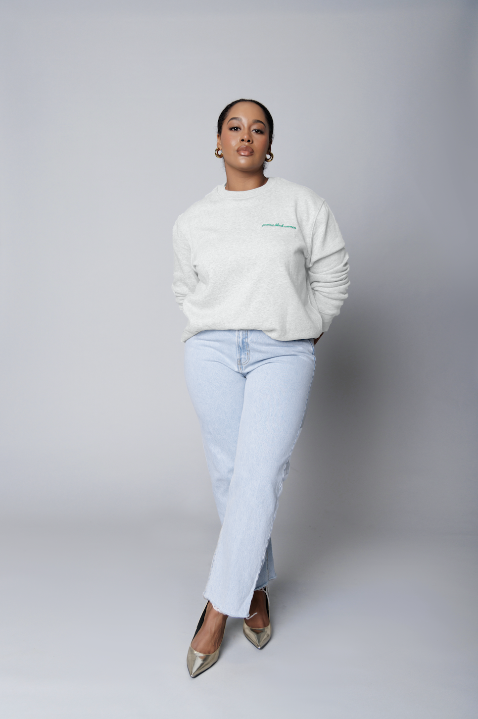 'protect black women' CREWNECK SWEATSHIRT